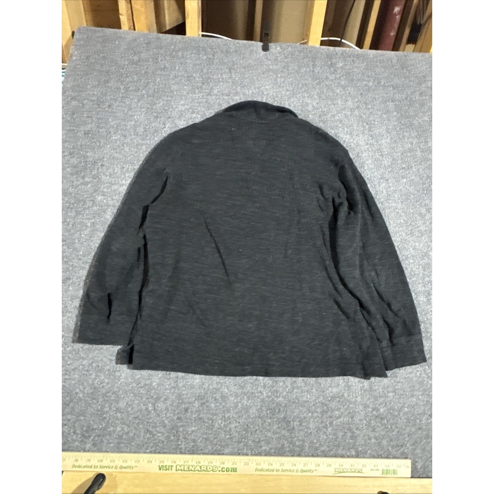 Polo Ralph Lauren Pullover Mens XL Dark Gray Estate Rib Zip Sweater Casual - Picture 6 of 7